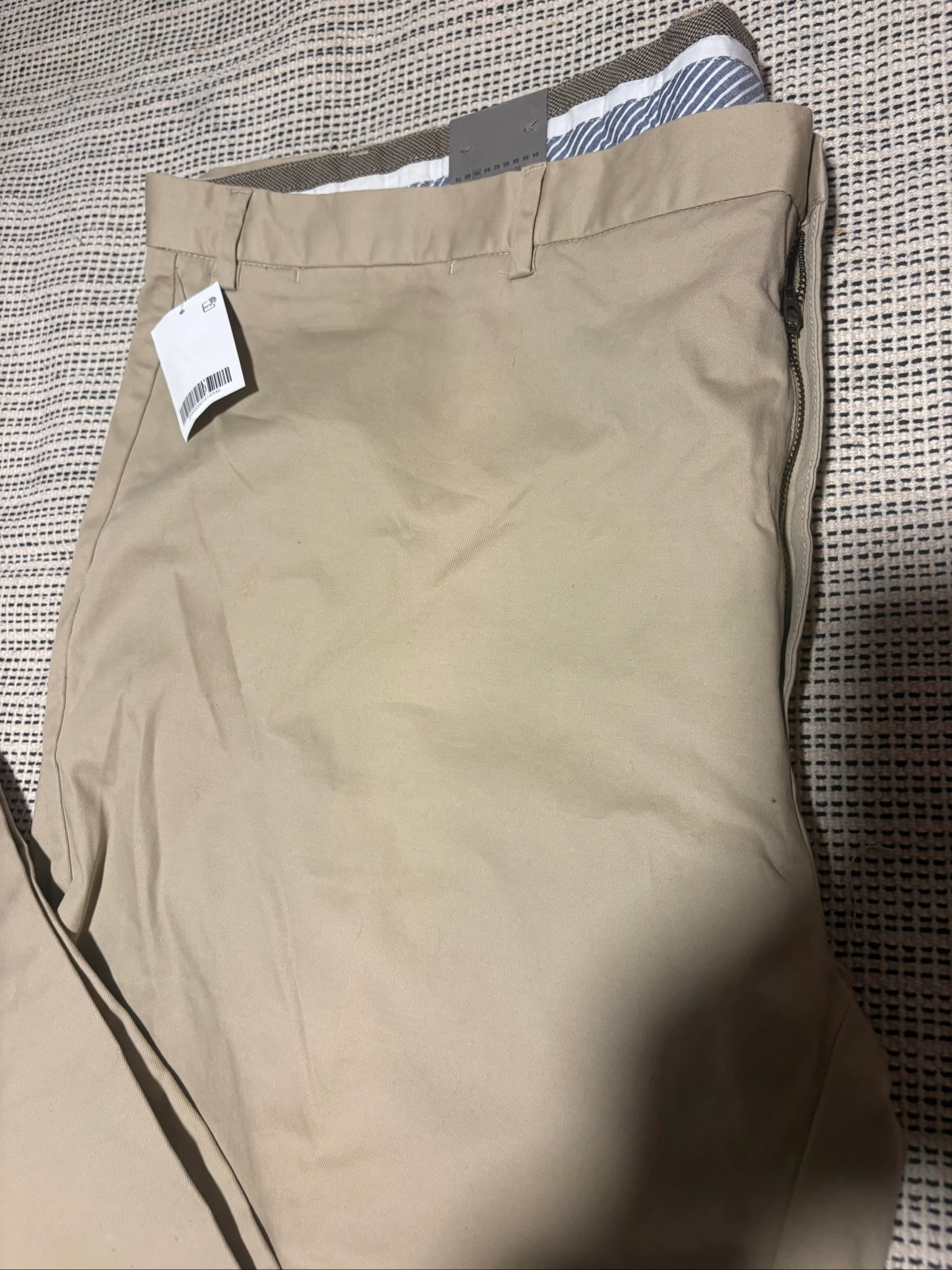 Pantalón chino beige Emidio Tucci El Corte Inglés t66 regular fit beige trousers chino – photo 2